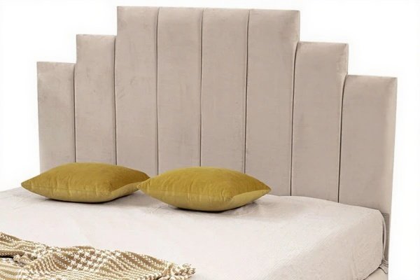 Cadre De Lit NATURA BEIGE - Velours – Image 5