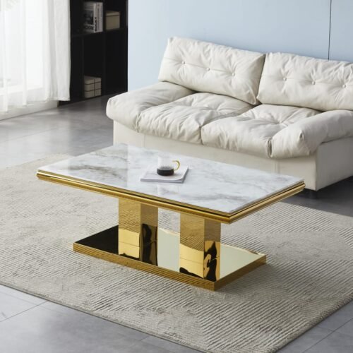 TABLE BASSE VERSUS DORÉ