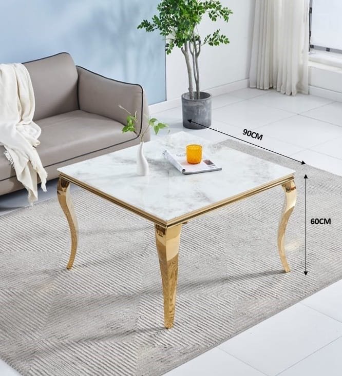 TABLE BASSE BAROQUE CARRE – Image 2