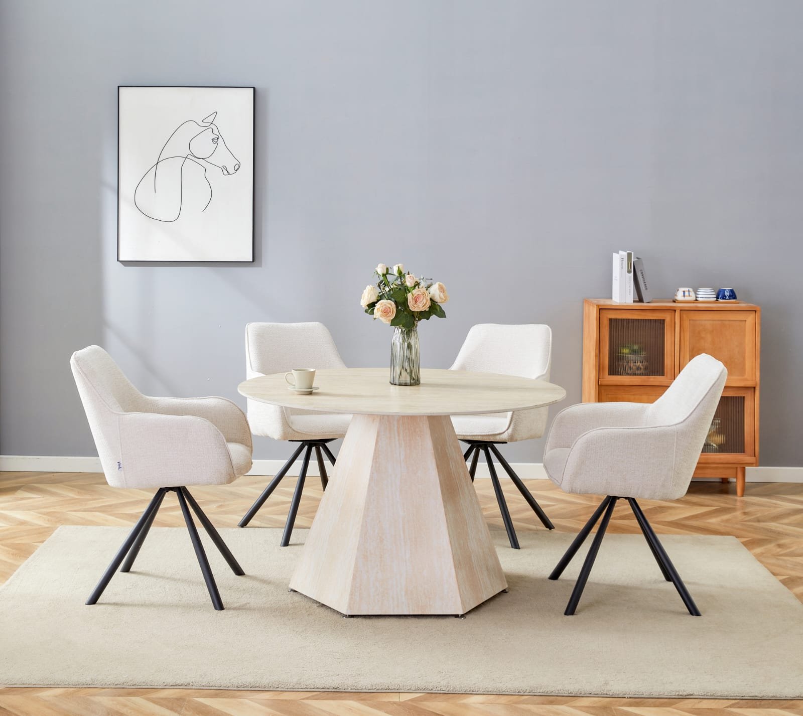 Table à Manger Ronde SOLAL – Image 3