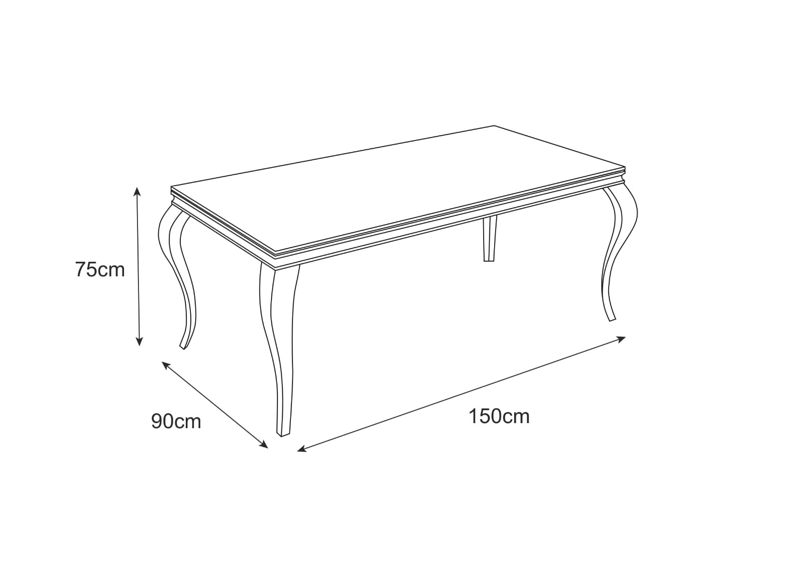 Table Repas Baroque – Image 2