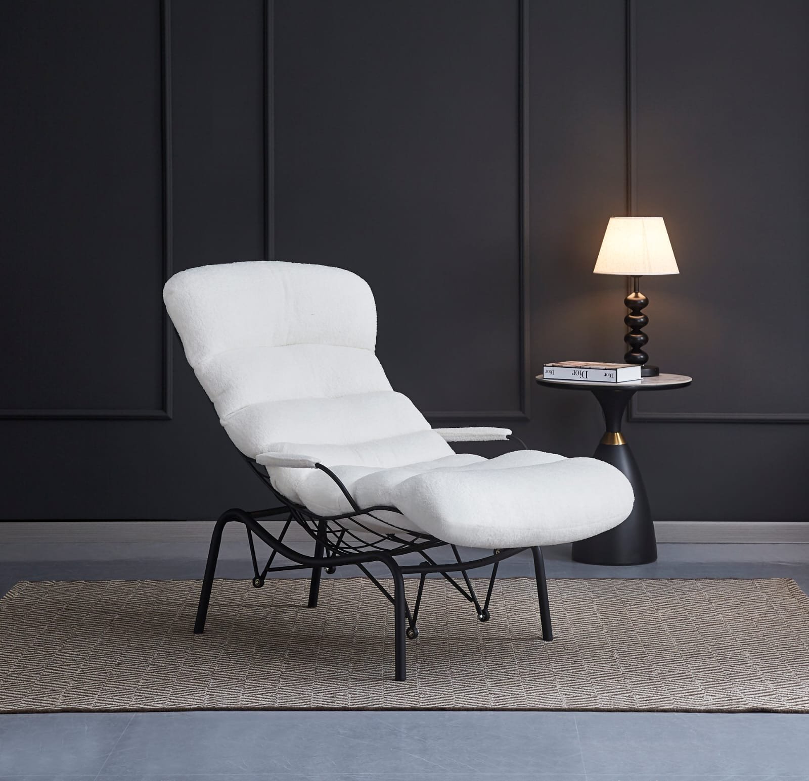 Fauteuil Monica - Métal Noir - Image 2