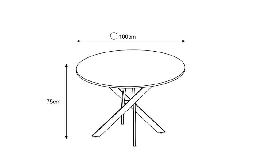 TABLE REPAS JESSICA - Image 3