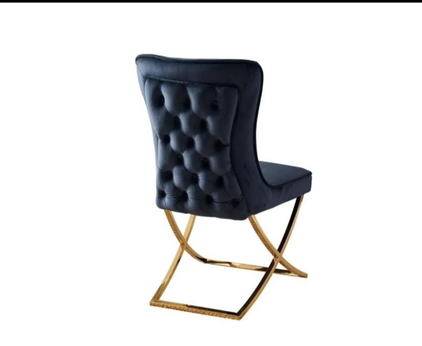 Chaise Gabi Taupe Doré - Image 5