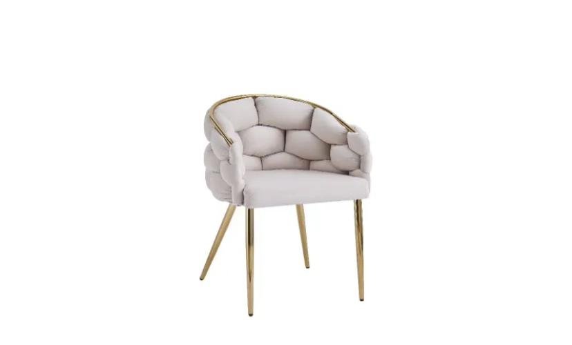 Chaise Ballon Gold Beige - Image 2