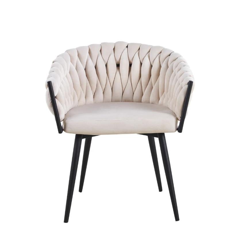 Chaise Avec Accoudoir Tressée - Image 5