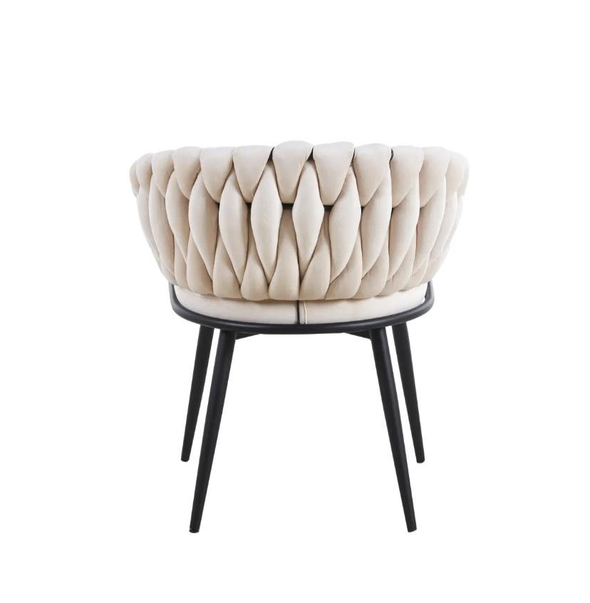 Chaise Avec Accoudoir Tressée - Image 6