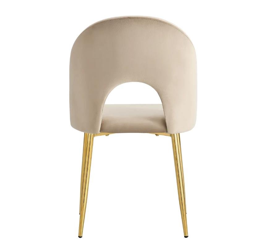 CHAISE TEDDY TAUPE PIED GOLD – Image 2