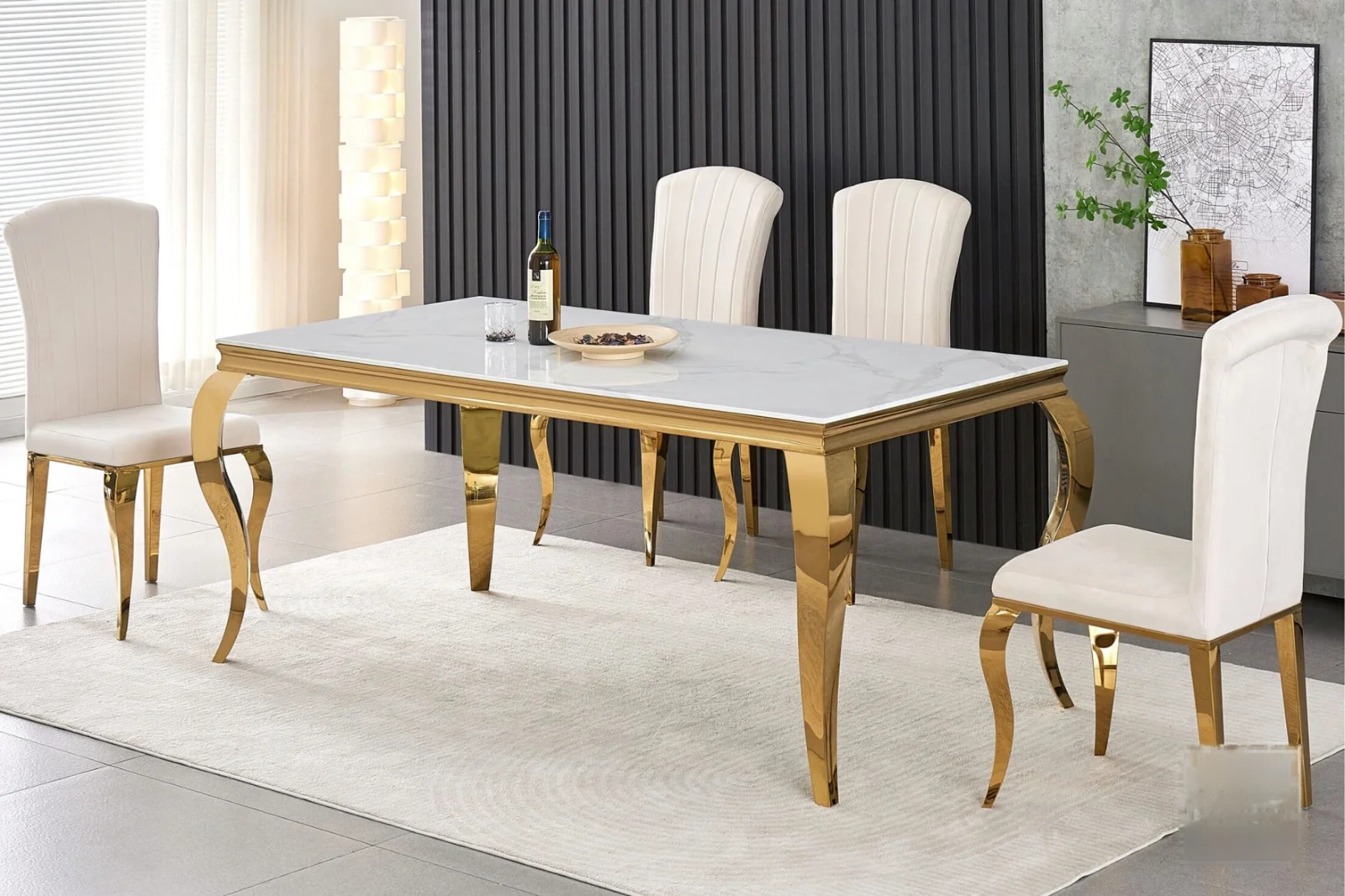 Ensemble Baroque + Chaises Louis