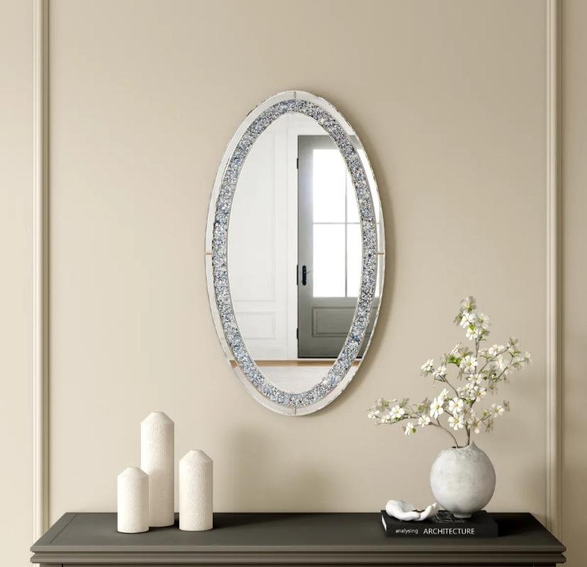Miroir Éclat – Mural Oval 90×50 - Image 3