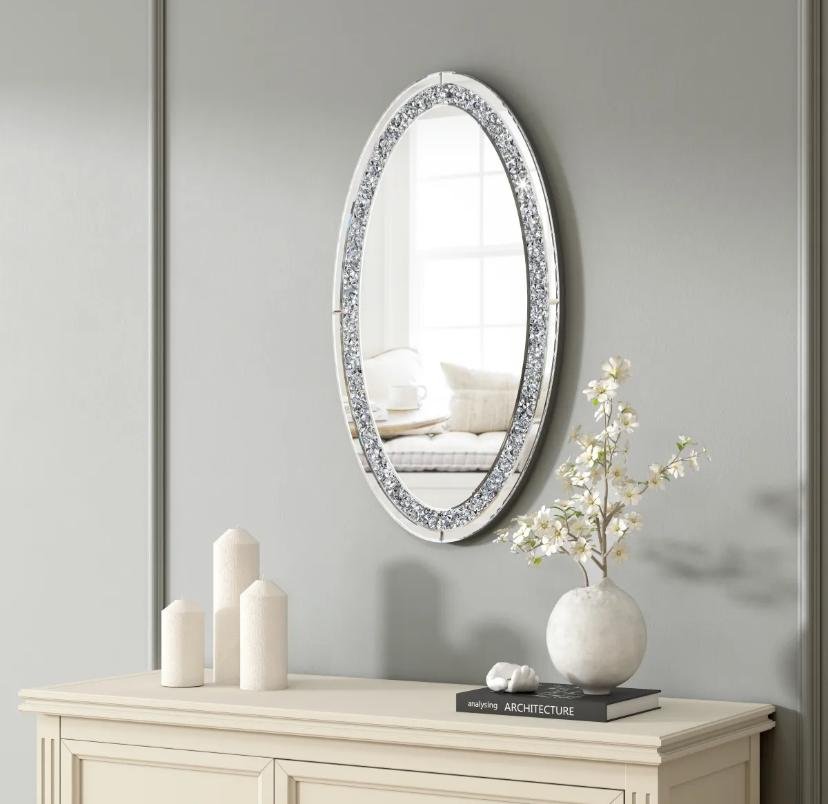 Miroir Éclat – Mural Oval 90×50 - Image 2
