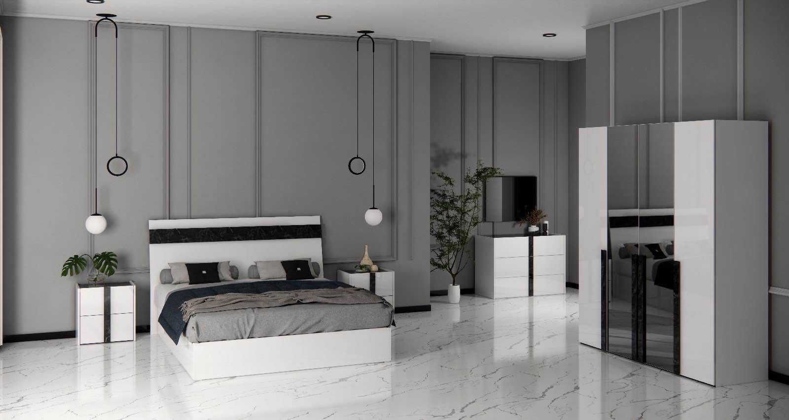 Chambre complète Luxy avec sommier – Image 4
