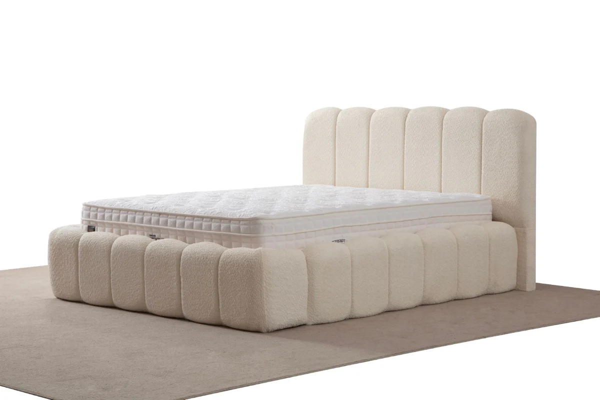 Lit Coffre ALYA BLANC CASSE - Chenille - Image 4